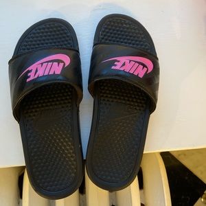Worn once Nike slides